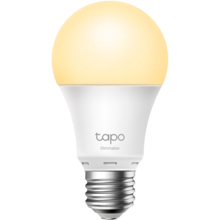 Розумна лампа TP-LINK TAPO L510E Smart Wi-Fi Dimmable Light Bulb E27 8.7W 2700K
