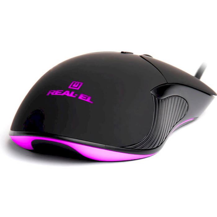 Миша ігрова REAL-EL RM-295 Black (EL123200031)