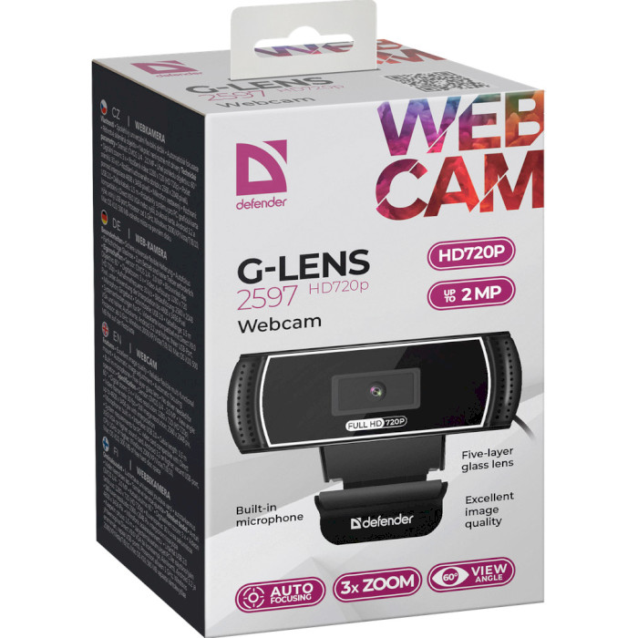 Веб-камера DEFENDER G-lens 2597 (63197)