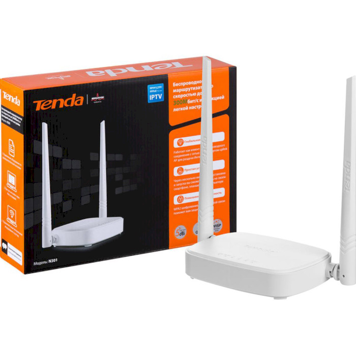 Wi-Fi роутер TENDA N301