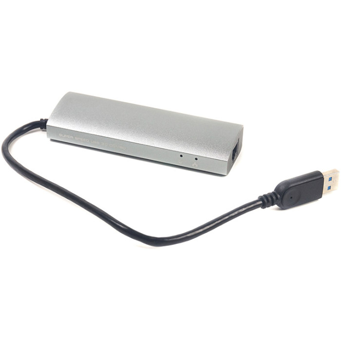Сетевой адаптер с USB хабом POWERPLANT CA910564