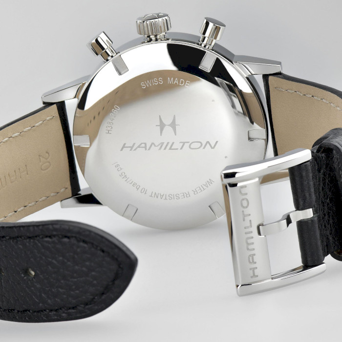 Годинник HAMILTON American Classic Intra-Matic Chronograph H 40mm Black Dial (H38429730)