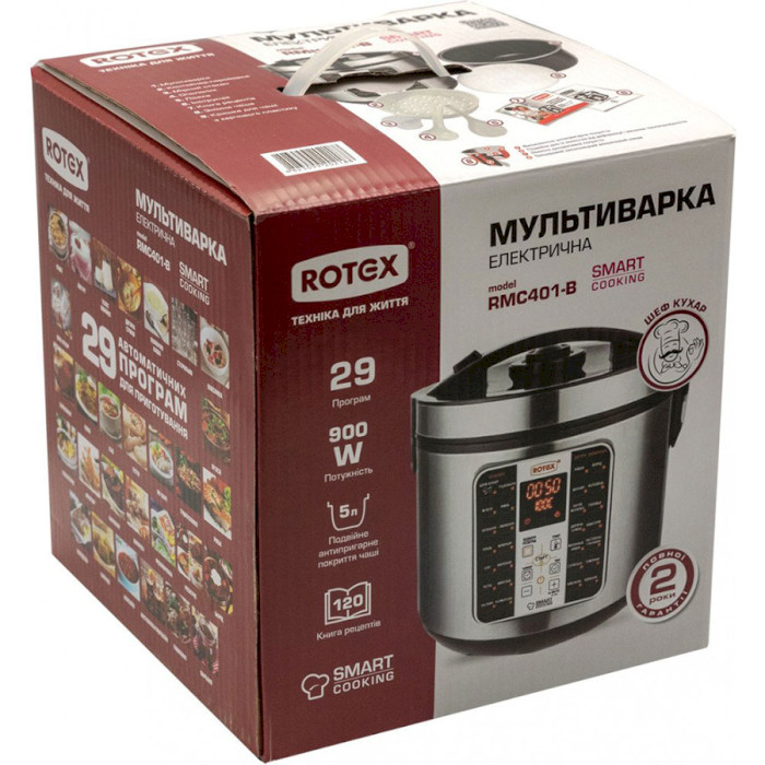 Мультиварка ROTEX RMC401-B Smart Cooking