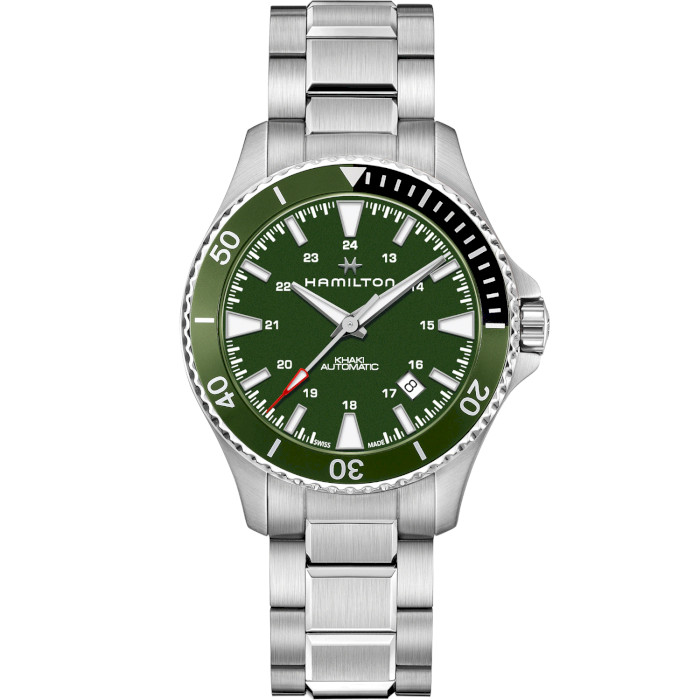 Hamilton khaki green dial hotsell