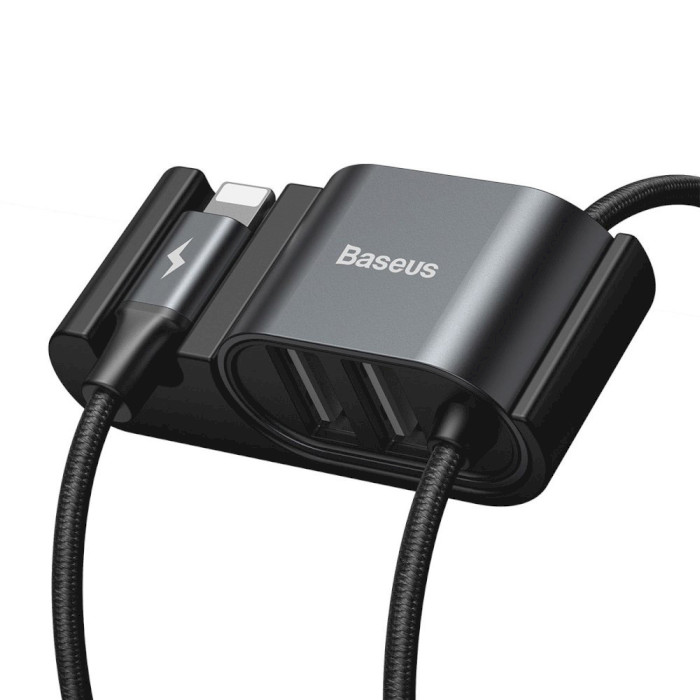 Кабель BASEUS Special Data Cable Hub for Backseat 1.5м Black (CALHZ-01)