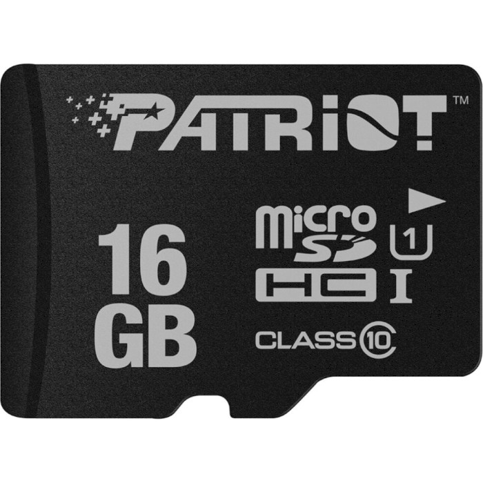 Карта пам'яті PATRIOT microSDHC LX 16GB UHS-I Class 10 (PSF16GMDC10)