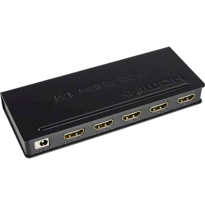 HDMI сплітер 1 to 4 POWERPLANT HDMI 1x4 V1.4, 4K (CA911509)