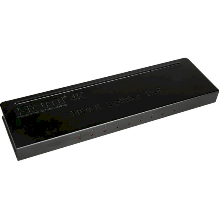 HDMI сплітер 1 to 8 POWERPLANT HDMI 1x8 V1.4, 4K, 3D (CA911516)