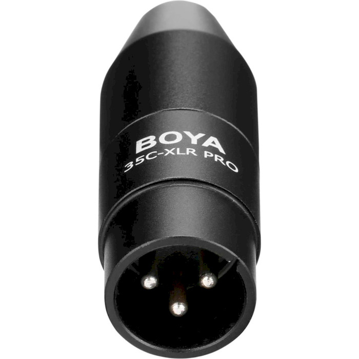 Адаптер BOYA mini-jack 3.5 мм - XLR Black (35C-XLR PRO)