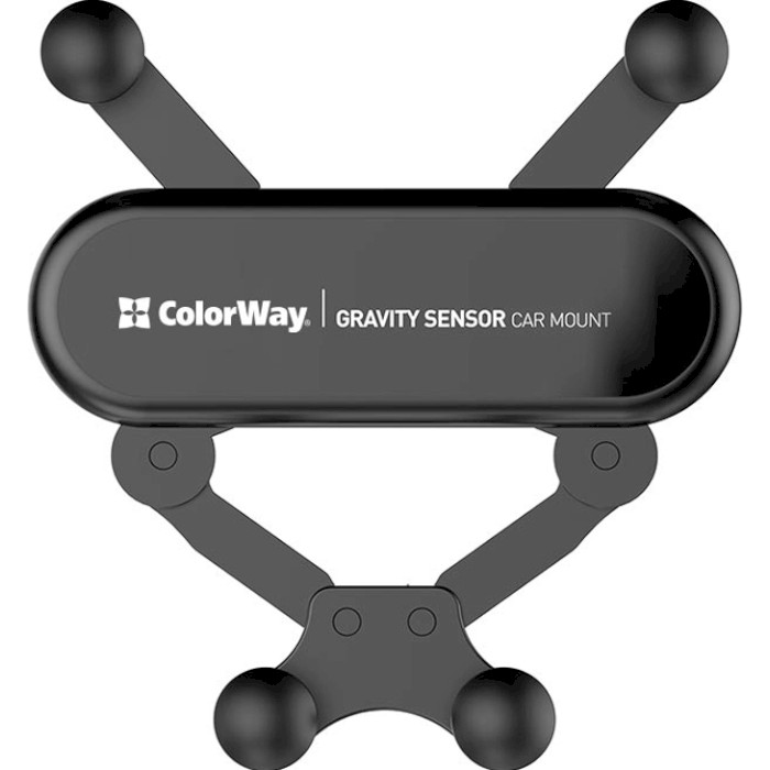 Автотримач для смартфона COLORWAY Gravity Sensor Holder Black (CW-CHG11-BK)