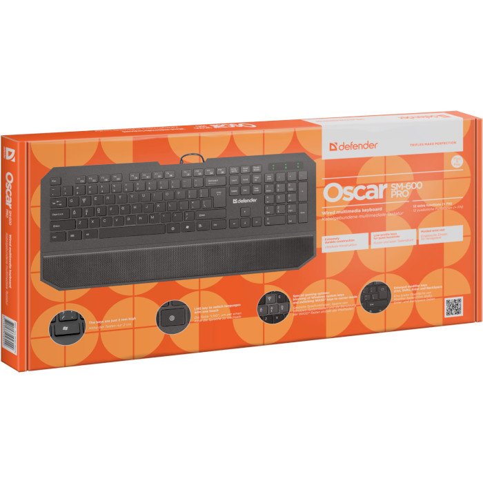 Клавиатура DEFENDER Oscar SM-600 Pro (45602)