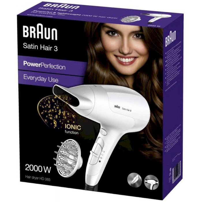 Фен BRAUN Satin Hair 3 HD385 PowerPerfection (81533167)