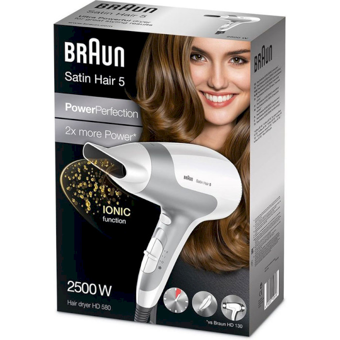 Фен BRAUN Satin Hair 5 HD580 PowerPerfection (81502129)