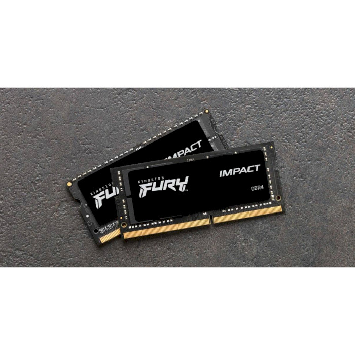 Модуль пам'яті KINGSTON FURY Impact SO-DIMM DDR4 2666MHz 16GB (KF426S15IB1/16)