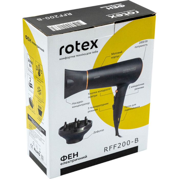 Фен ROTEX RFF200-B