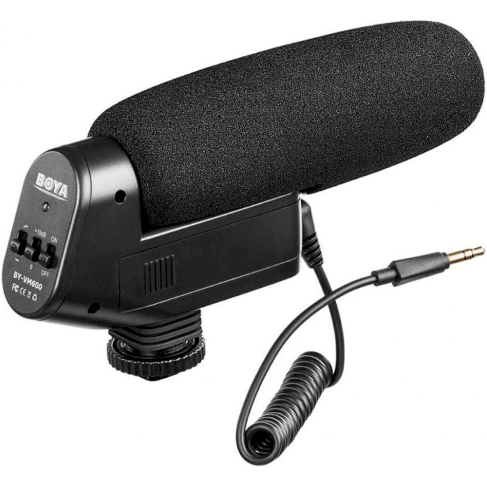 Мікрофон накамерний BOYA BY-VM600 Shotgun Microphone