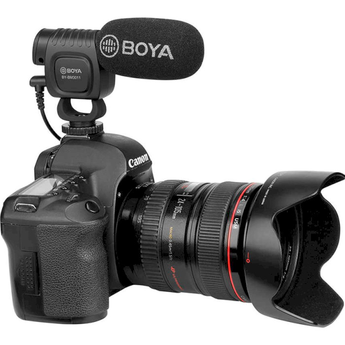 Мікрофон накамерний BOYA BY-BM3011 Camera-Mount Cardioid Shotgun Microphone