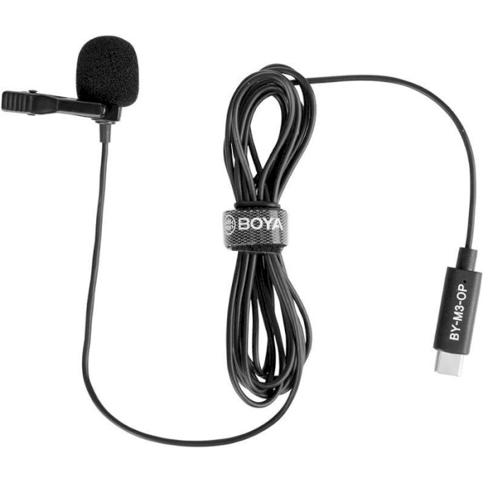 Микрофон-петличка BOYA BY-M3-OP Clip-on Digital Lavalier Microphone for DJI Osmo Pocket