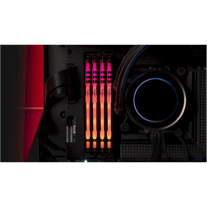 Модуль пам'яті KINGSTON FURY Beast RGB DDR4 3600MHz 32GB (KF436C18BBA/32)