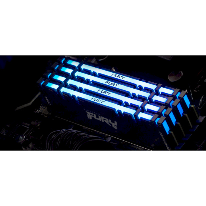 Модуль пам'яті KINGSTON FURY Renegade RGB DDR4 3200MHz 16GB Kit 2x8GB (KF432C16RBAK2/16)