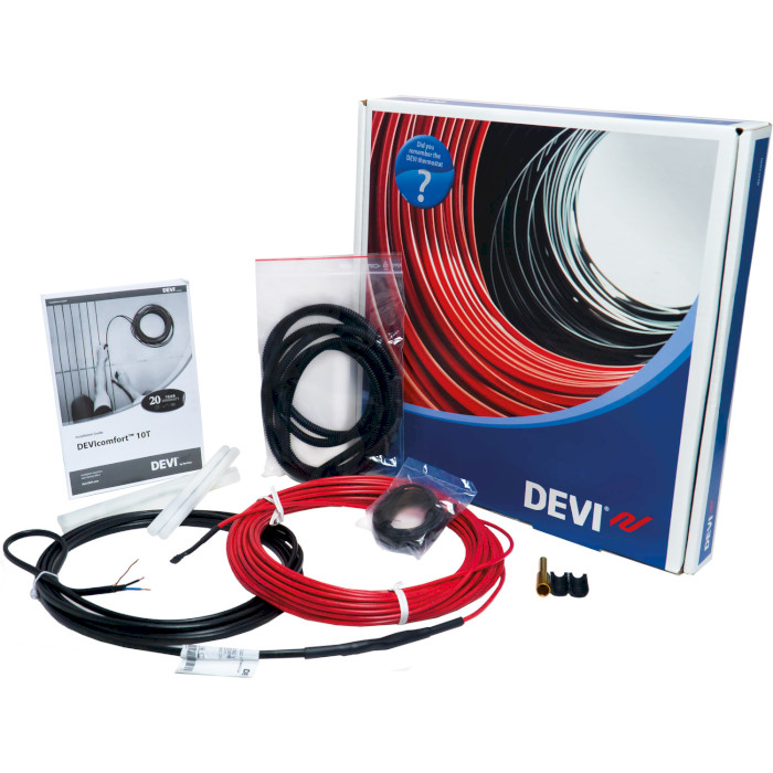 Нагрівальний кабель двожильний DEVI DEVIcomfort 10T 10м, 100Вт (87101100)