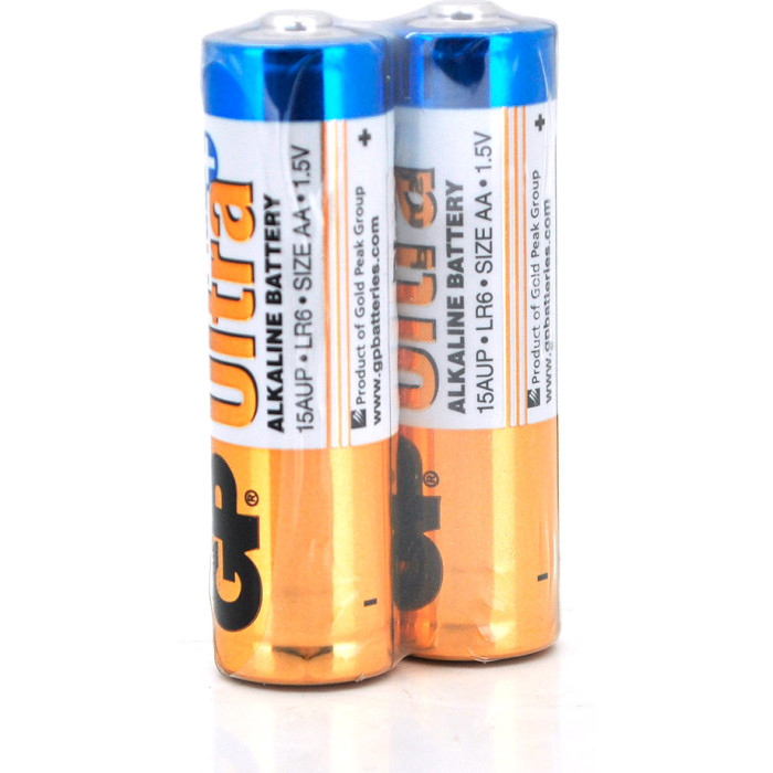 Батарейка GP Ultra Plus AA 2шт/уп (15AUP-2S2)