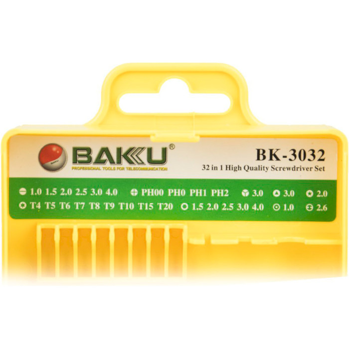 Отвёртка с насадками BAKU 28-in-1 (BK-3032)