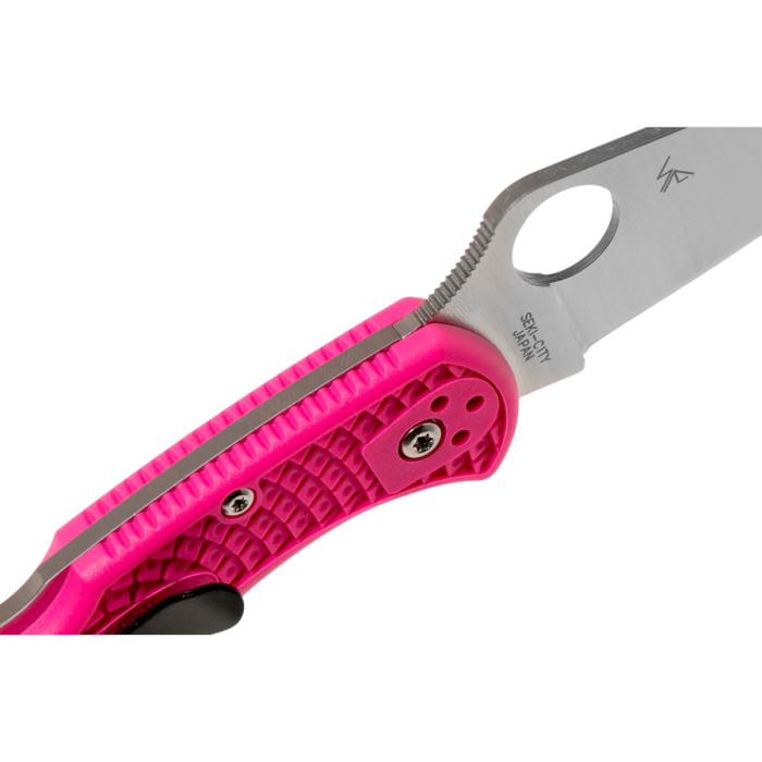 Складаний ніж SPYDERCO Delica 4 Flat Ground Pink (C11FPPNS30V)