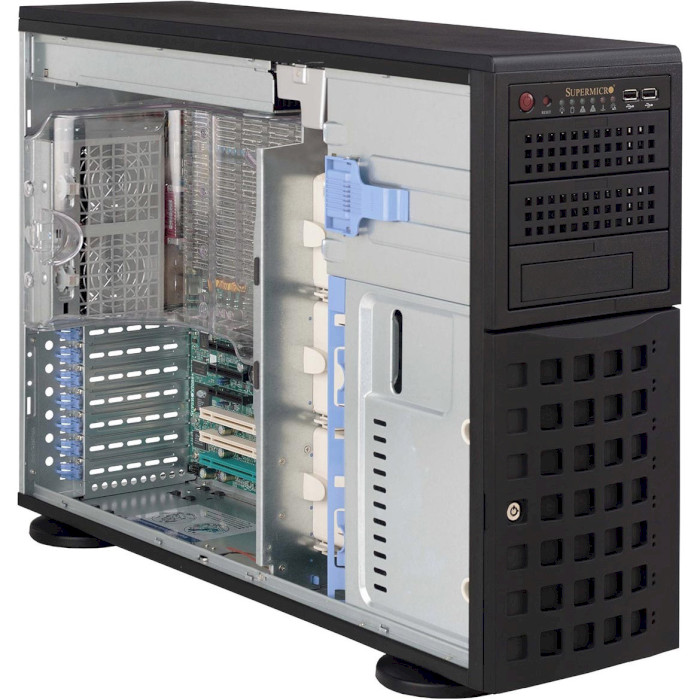 Корпус серверный SUPERMICRO SuperChassis 745BTQ-R920B 2х1280Вт