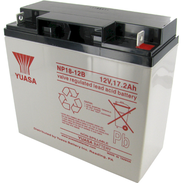 Акумуляторна батарея YUASA NP18-12B (12В, 17.2Агод)