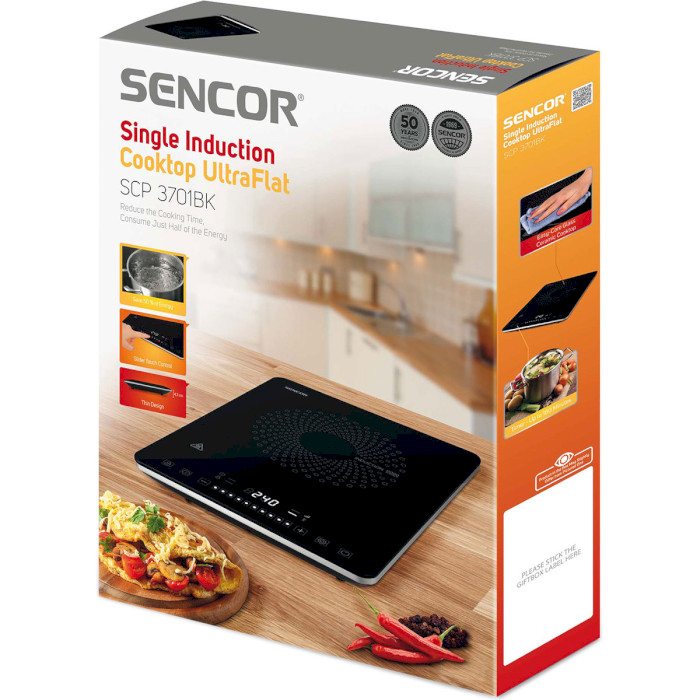 Настільна індукційна плита SENCOR SCP 3701BK (SCP3701BK)