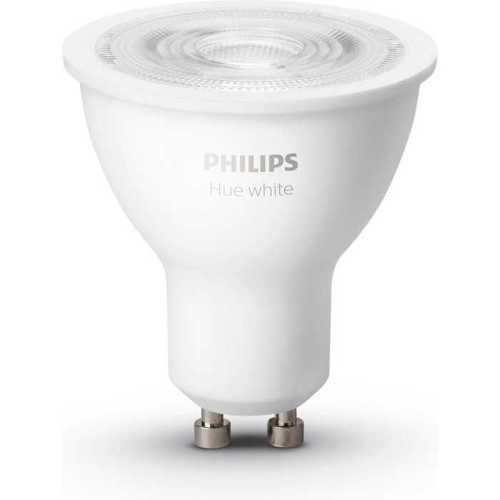 Розумна лампа PHILIPS HUE White GU10 5.2W 2700K 2шт (929001953506)