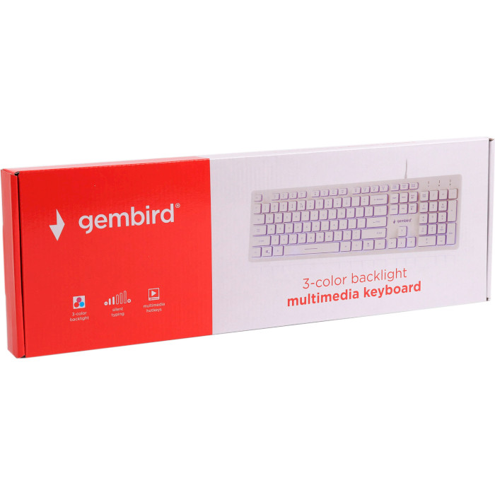 Клавиатура GEMBIRD KB-UML3-01-W-UA