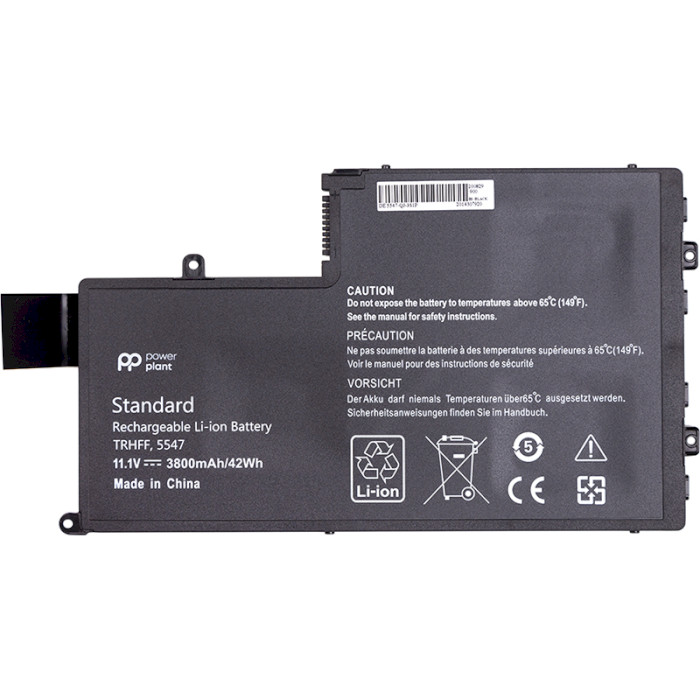 Акумулятор POWERPLANT для ноутбуків Dell Inspiron 15 5547 11.1V/3800mAh/42Wh (NB441419)