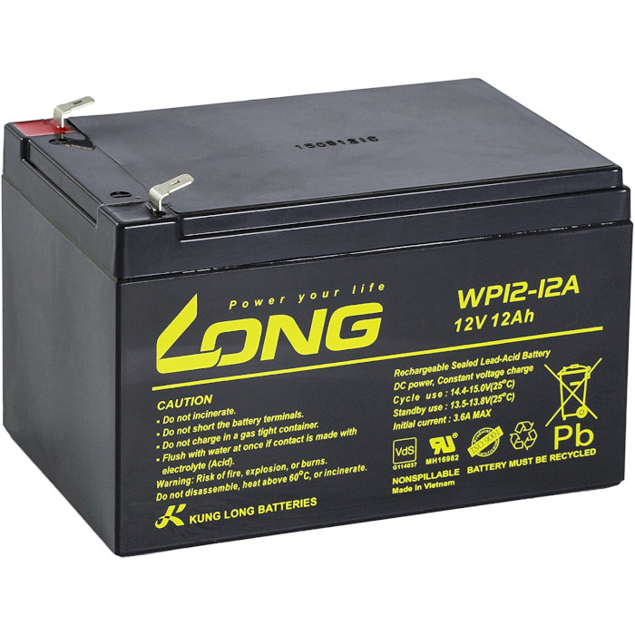 Аккумуляторная батарея KUNG LONG WP12-12A (12В, 12Ач)