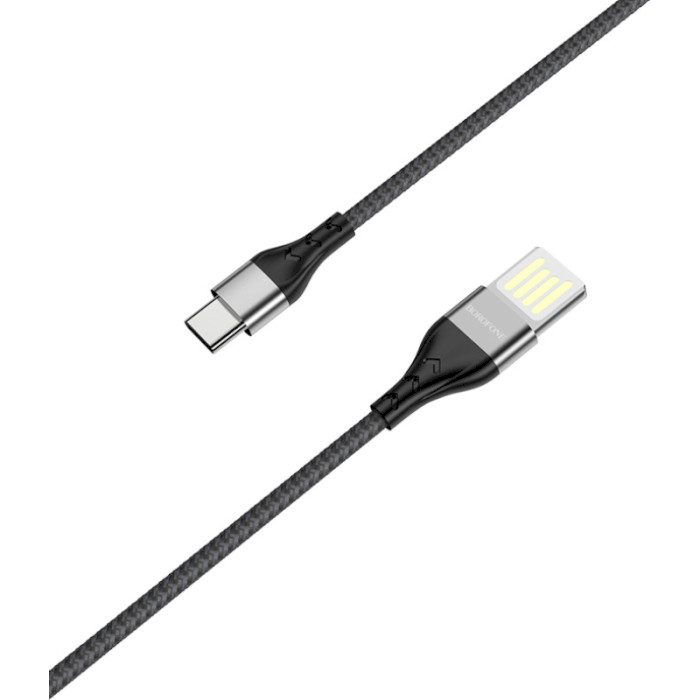 Кабель BOROFONE BU11 Tasteful USB-C 1.2м Black