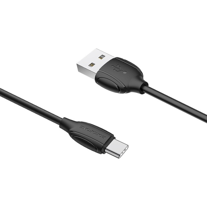 Кабель BOROFONE BX19 Benefit USB-A to USB-C 1м Black