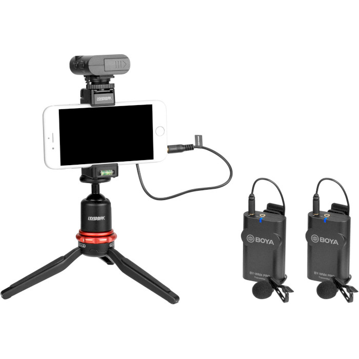 Мікрофонна система BOYA BY-WM4 Pro-K2 Two-Person Camera-Mount Wireless Omni Lavalier Microphone System