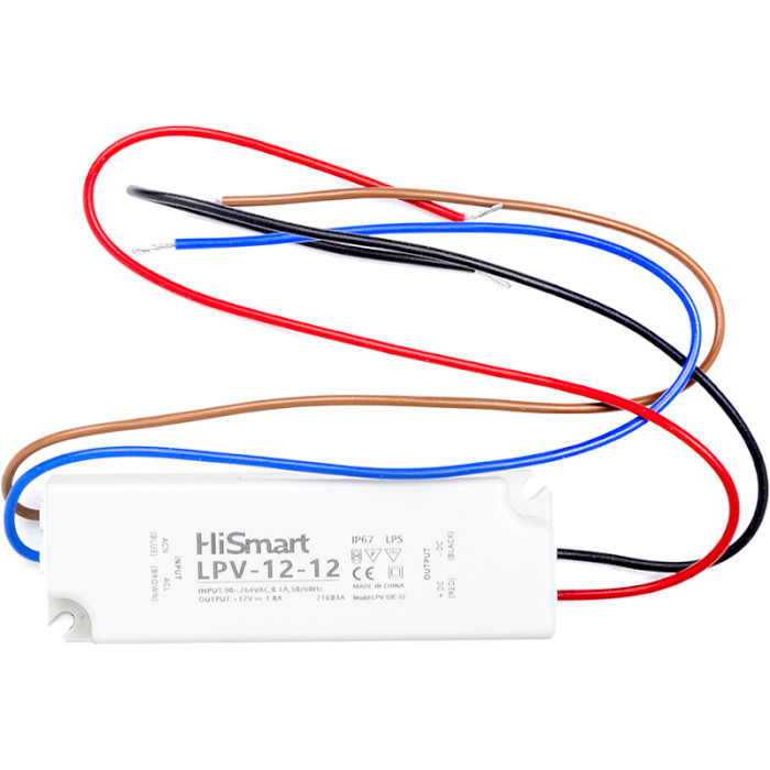 Драйвер для світлодіодів (LED) HISMART LPV-12-12