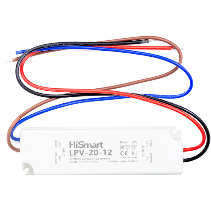 Драйвер для светодиодов (LED) HISMART LPV-20-12