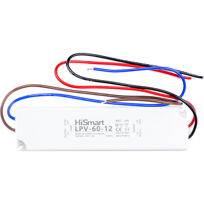 Драйвер для світлодіодів (LED) HISMART LPV-60-12