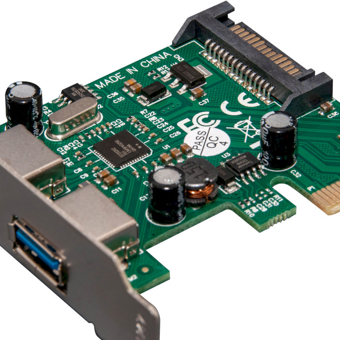 Контроллер FRIME PCIe to 2xUSB3.0 (ECF-PCIETOUSB004.LP)