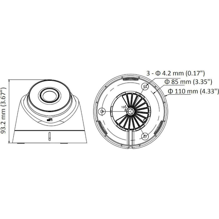 IP-камера HIKVISION DS-2CD1343G0-I(C) (2.8)