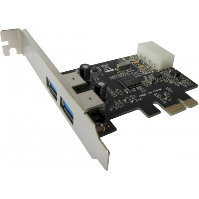 Контроллер VOLTRONIC PCIe x1 to 2xUSB-A 3.0 (YT-C-PCI-E=>2*USB3.0)