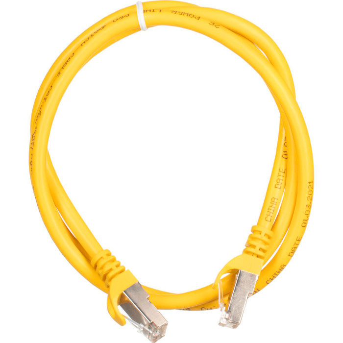 Патч-корд 2E S/FTP Cat.6 1м Yellow (2E-PC6SFTPCOP-100YLW)