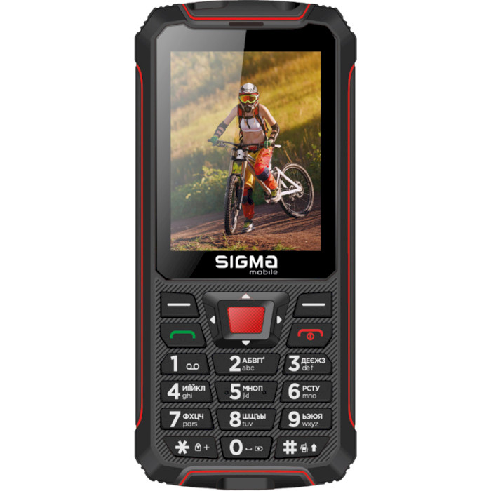 Мобільний телефон SIGMA MOBILE X-treme PR68 Black/Red (4827798122129)
