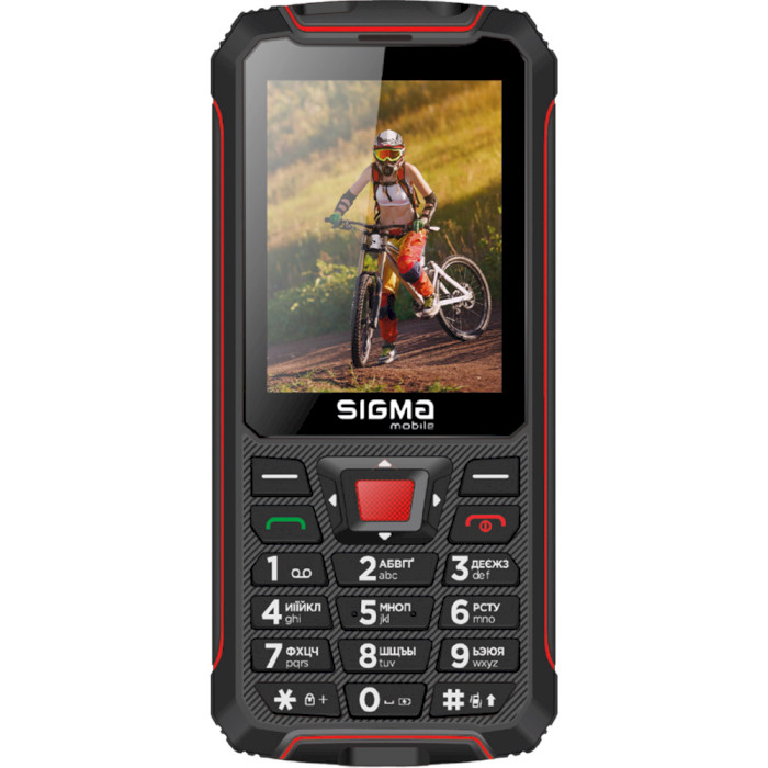 Мобильный телефон SIGMA MOBILE X-treme PR68 Black/Red (4827798122129)