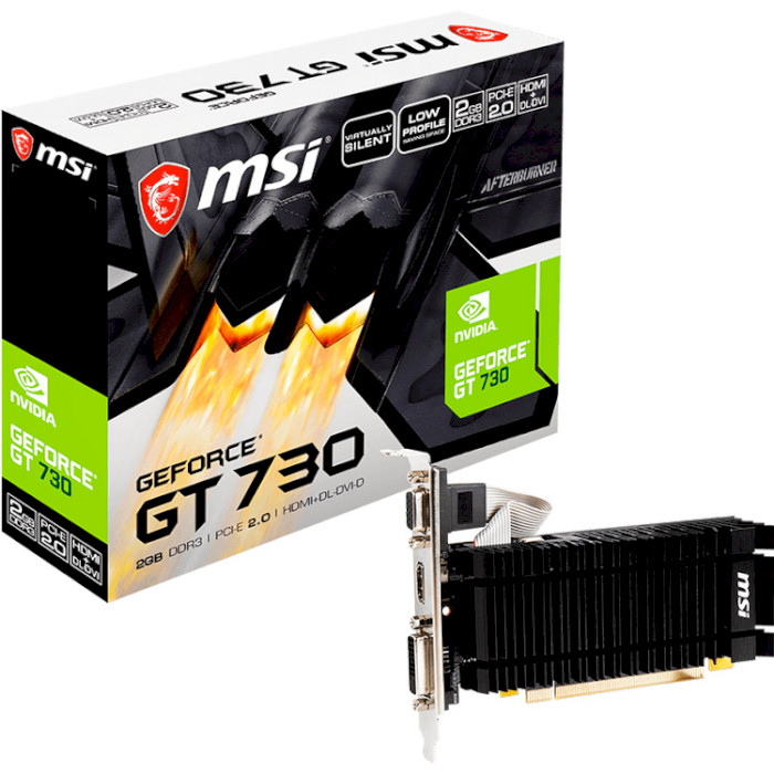 Відеокарта MSI GeForce GT 730 2GB GDDR3 LP