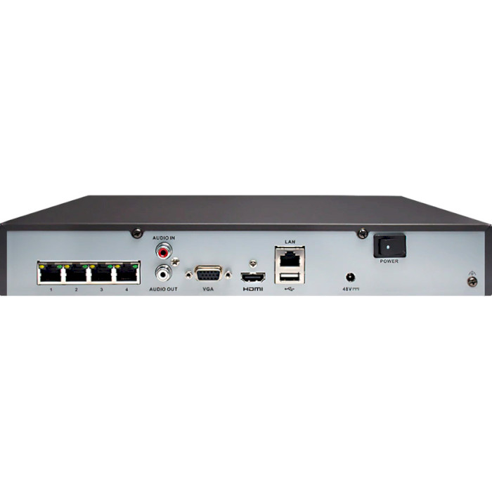 Видеорегистратор сетевой 4-канальный HIKVISION DS-7604NI-K1/4P(C)