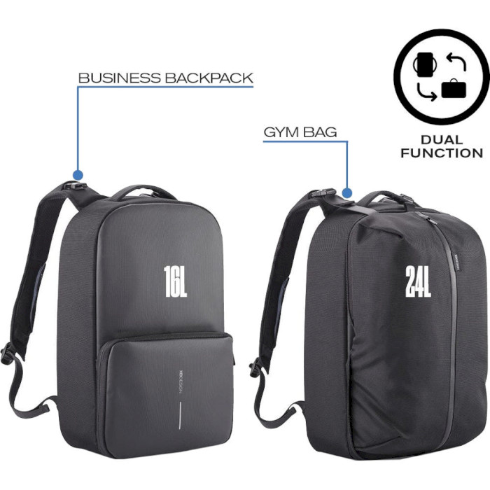 Рюкзак XD DESIGN Flex Gym Bag Black (P705.801)